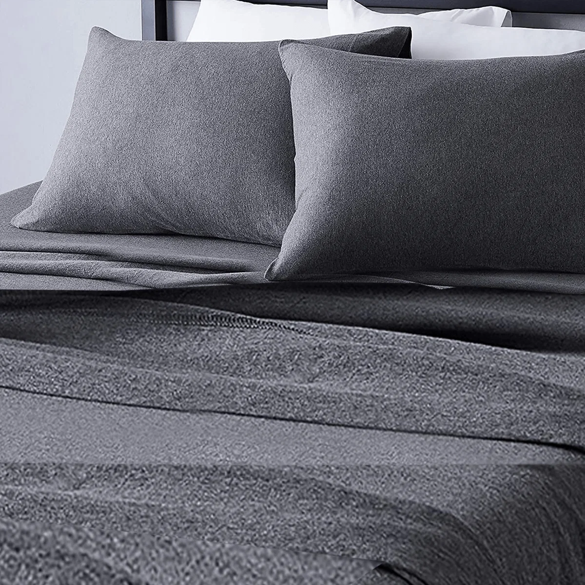 Modern Jersey Knit Solid Sheet Set Soft
