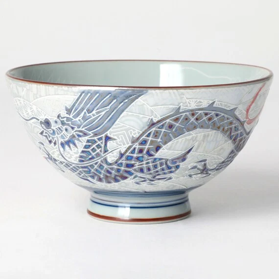 Premium RICE BOWL SHINING DRAGON D11.5XH6.3 Selected