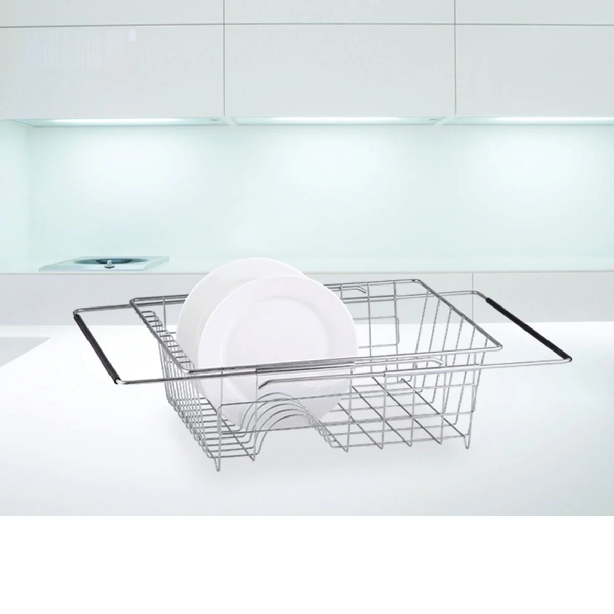 Exceptional Dish Drainer Stainless Steel Extendable Classic