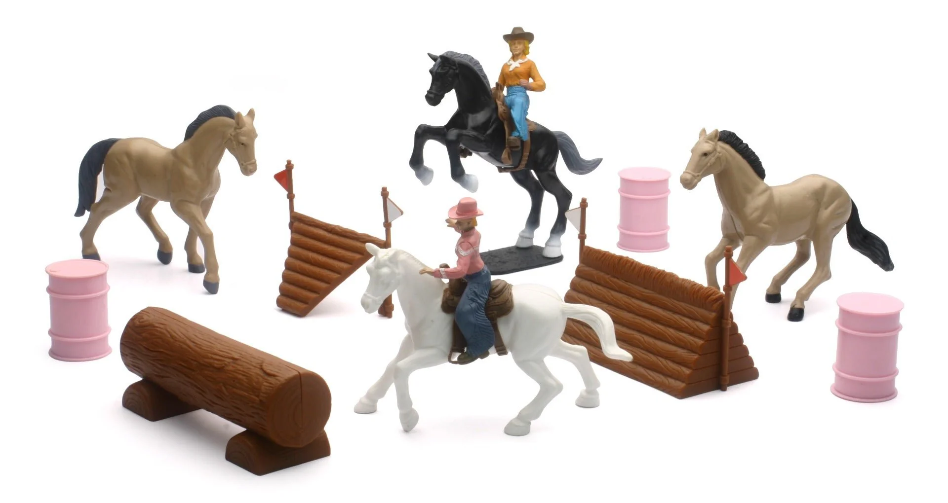 Green Valley Ranch Horse Playset 3 Style Abc Premium Material