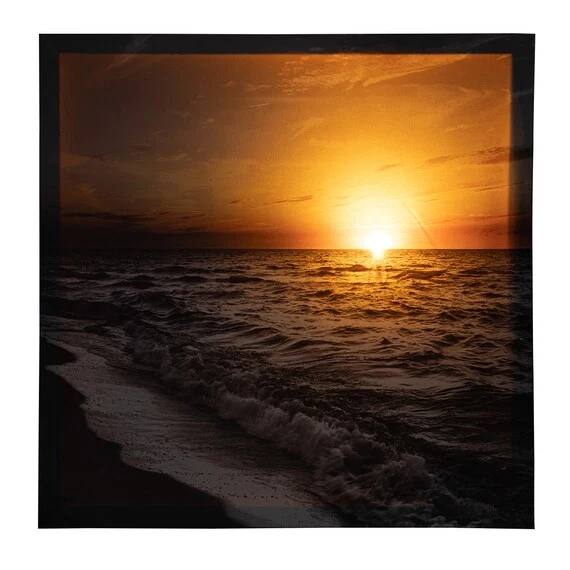 Unique LED CANVAS POSTER SUNSET 38X38 Convenient