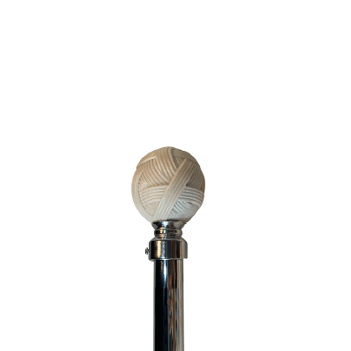 Fine Lt Patel Pole Set White Chrome Clean