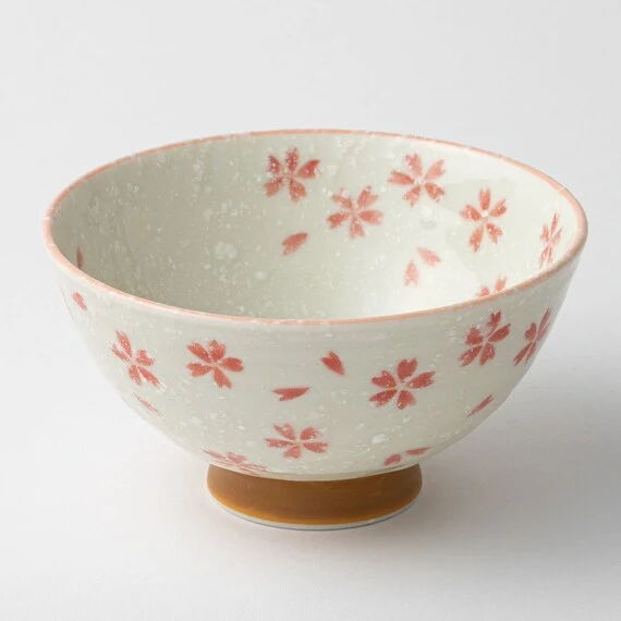 Fine Crafted RICEBOWL MEDIUM SAKURAMAI RED Certified