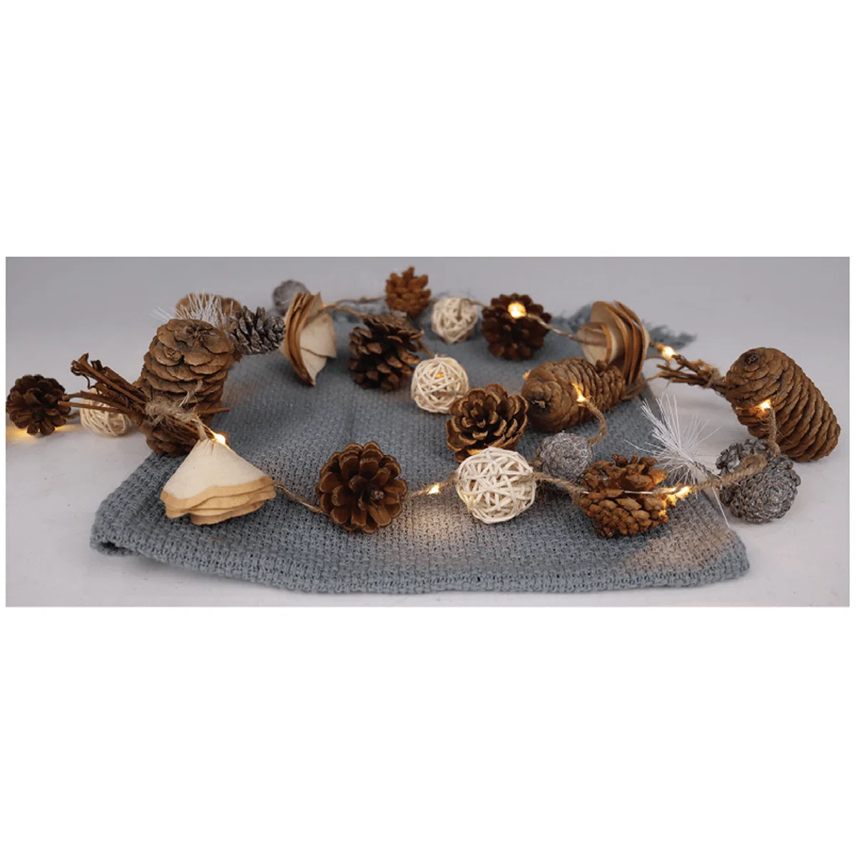Innovative Pinecone Rope Led String Lighted 180cm Advanced