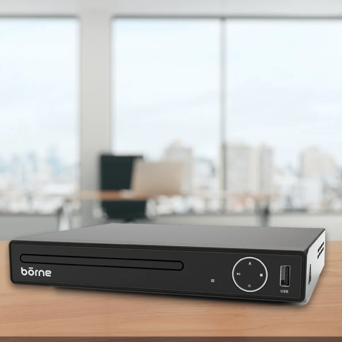Innovative borne-DVD Player With USB Input Safe