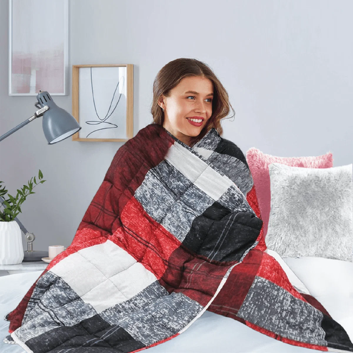 Selected Chanteclerc – Weighted Quilted Throw 10lbs 40×60 Effective
