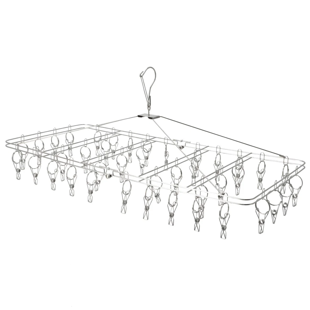 Reliable STAINLESS LAUNDRY HANGER 40P Reusable