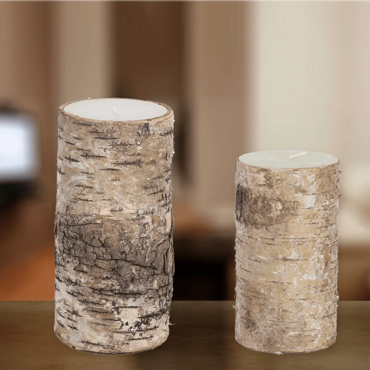 Versatile 1 Wick Birch Candle Tall Sustainable