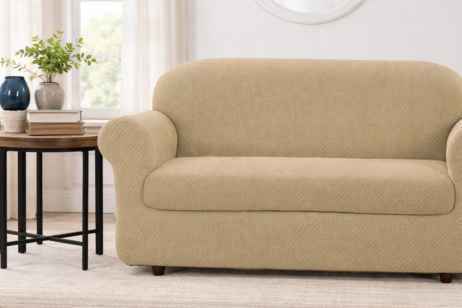 Eco-Friendly Mirabel Knit Sofa Cover Smart
