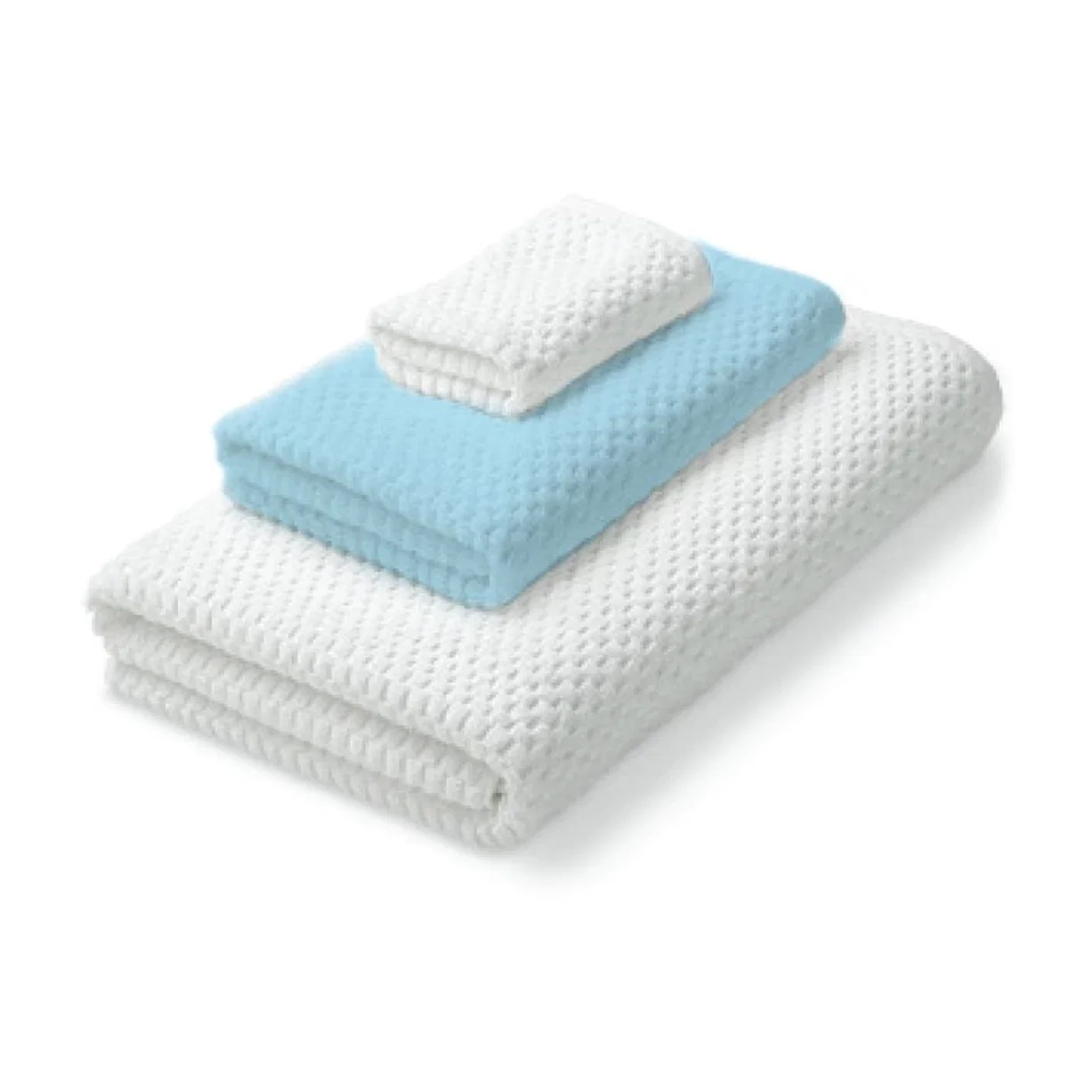 Relaxed W HOME – Waffle Towel-Grey-13 x 13 Original Design
