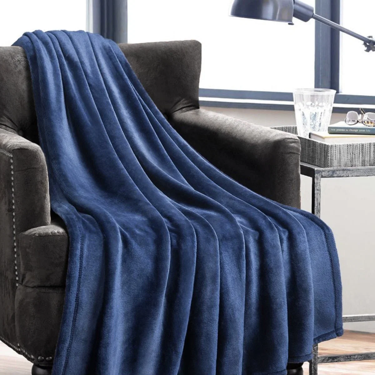 Premium Throw 50×60 Arden Coral Fleece Environmentally Friendly