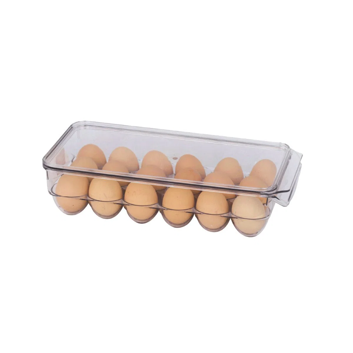 Consistent Egg Storage Box 18pk W lid 33×17.5x8cm Traditional