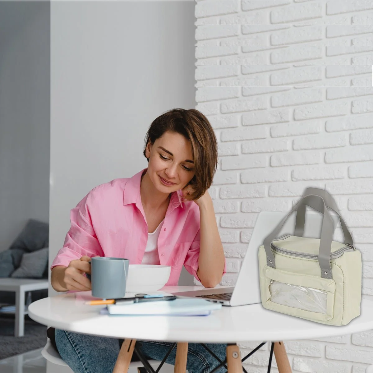 Lightweight Lunch Bag 23.5×18.5x14cm Refined