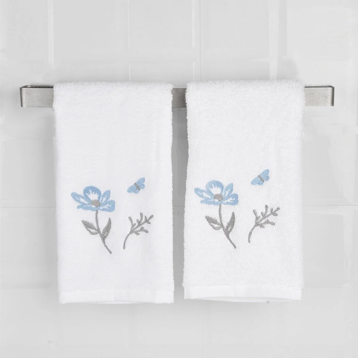 Exclusive Florance – Shower 2pk Hand Towel 16×20 White Convenient