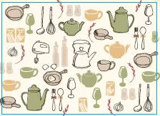 Crafted PP LUNCHEON MAT KITCHEN TOOLS JJ03 Safe