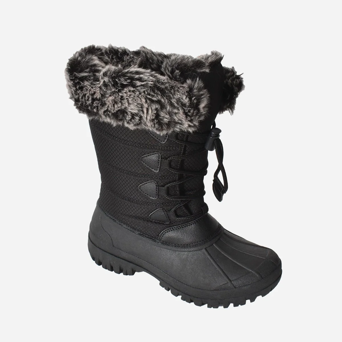 Recyclable Girls Lace Up Winter Boots Safe