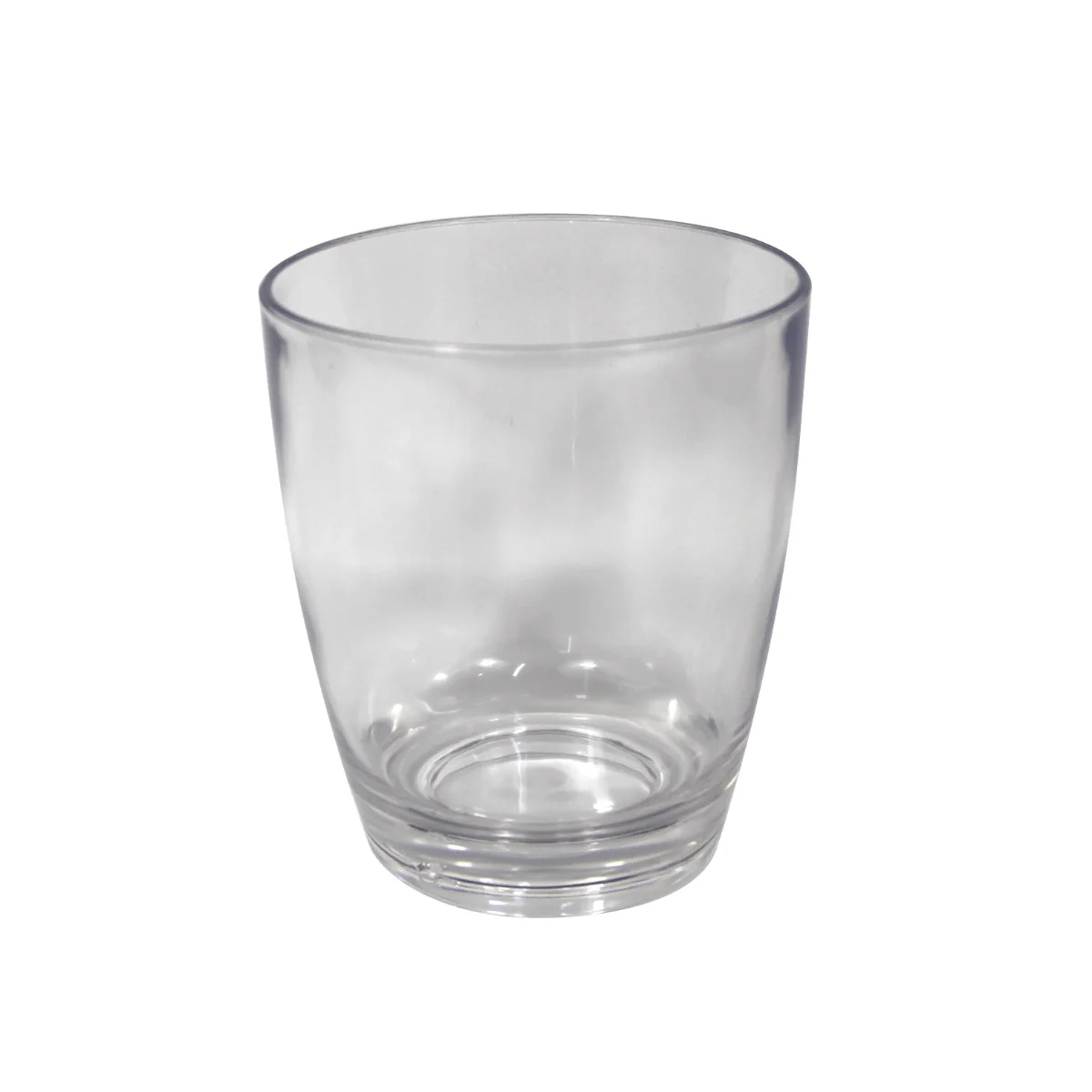 Unique Tumbler 12oz Set 3 Acrylic Clear Natural