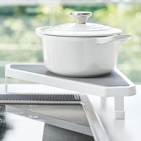 Innovative STOVE CORNER RACK FLAT WH Premium Material