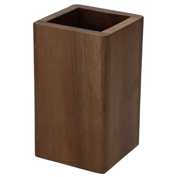 Fashionable ACACIA CUTLERY STAND VD Environmentally Friendly