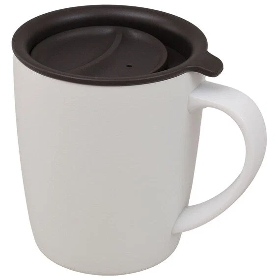 Practical STAINLESS MUG W LID WH CV187-2 Sustainable