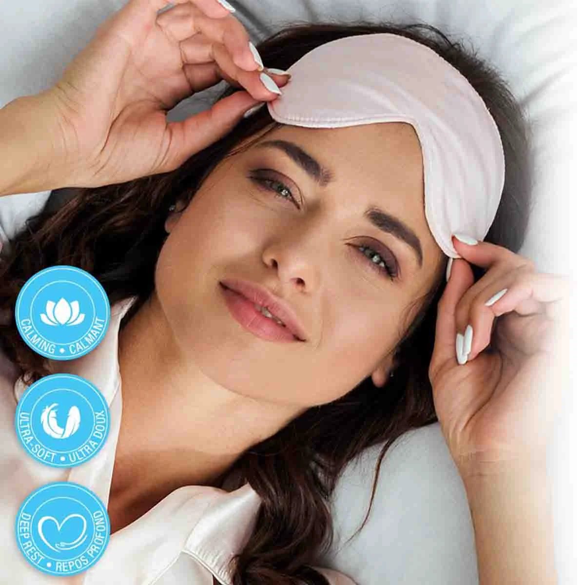 Versatile Weighted Fleece Eye Mask First-Class