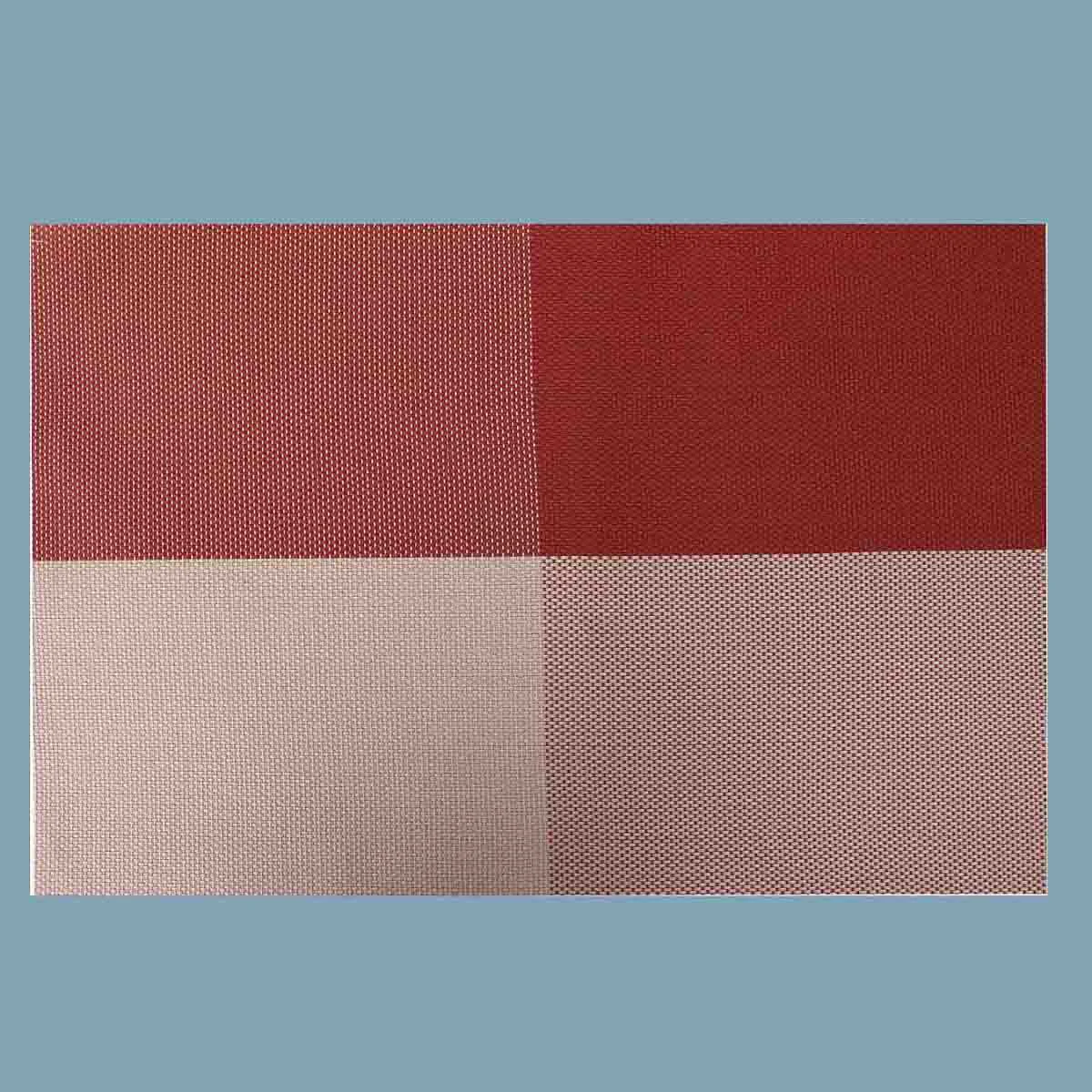 User-Friendly Placemat 4pack Red Checkered High-Performance
