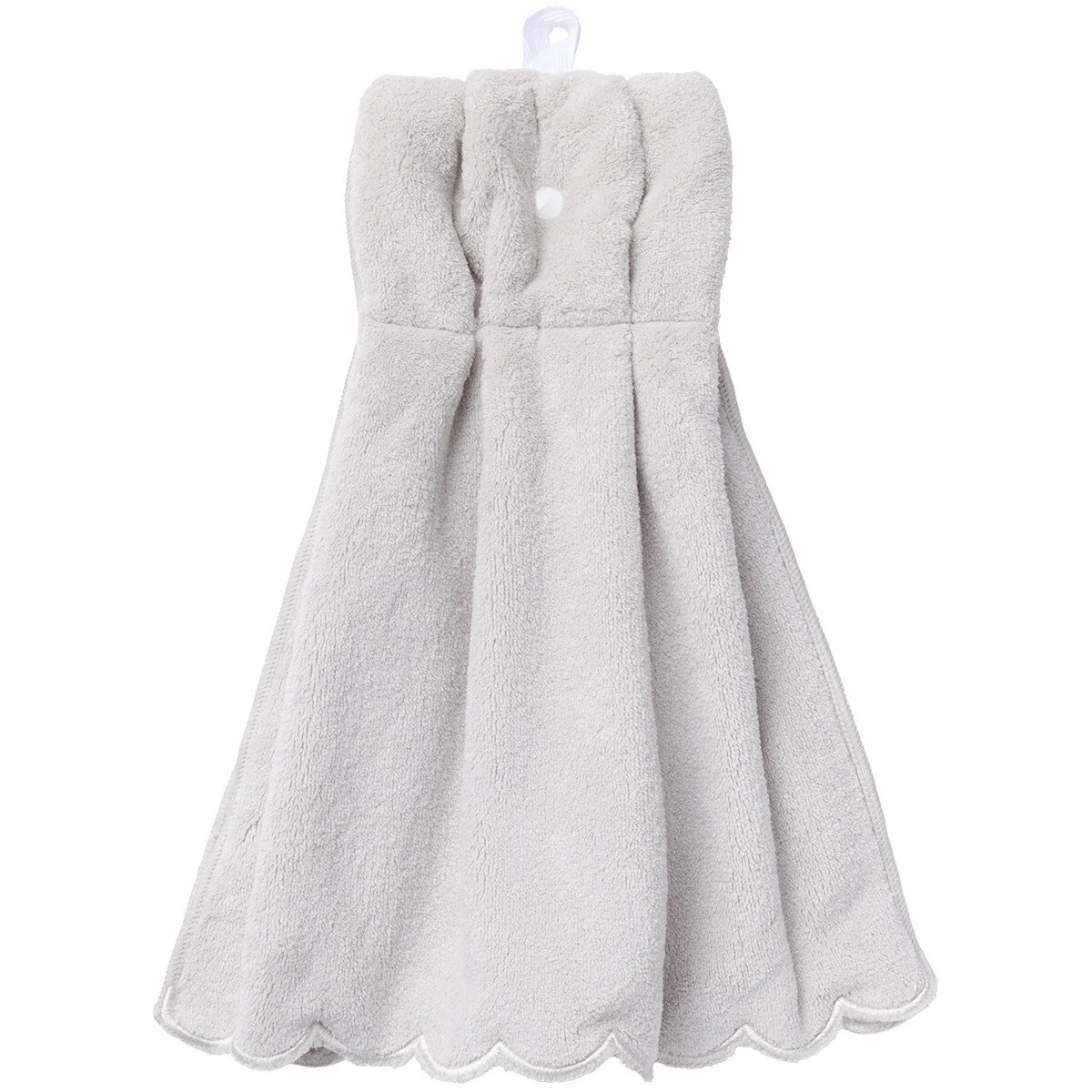 High-End SCALLOP DRESS TOWEL GY SR23 Relaxed