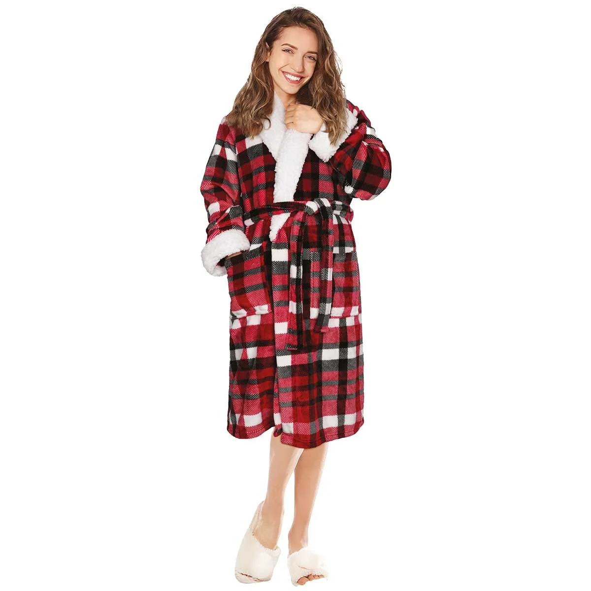 Superior Bathrobe Timber Lodge Velour Green