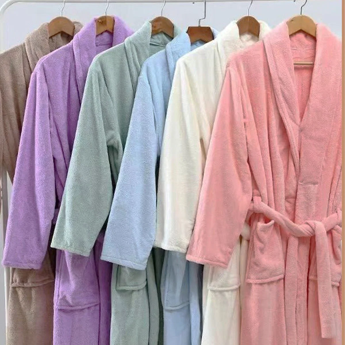 Natural Lauren Taylor – Fleece Robes Responsible