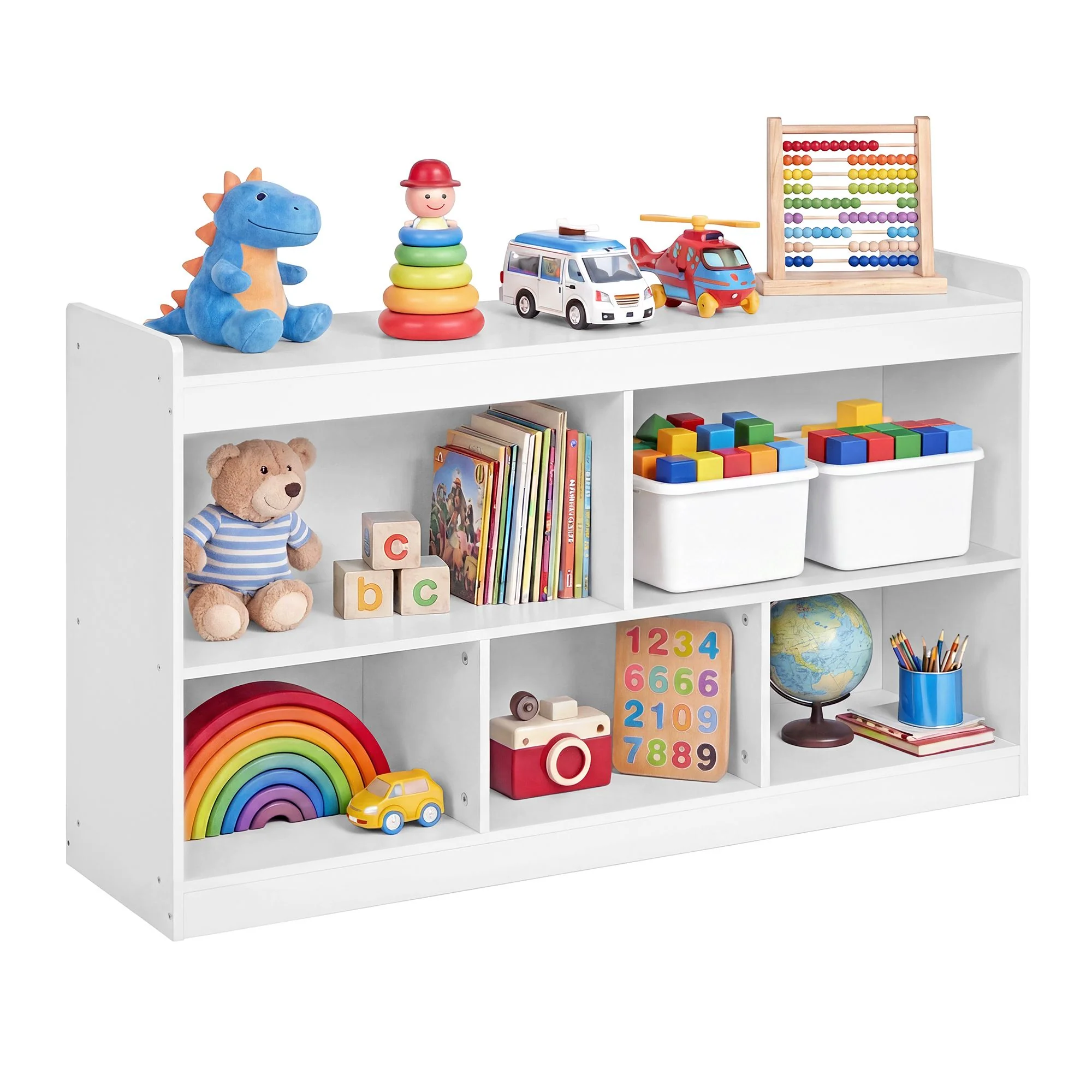Prestigious SONGMICS SONGMICS Kids’ Toy Storage Shelf Montessori Shelf with 5 Compartments Storage Unit for Children’s Room Playroom Beech Beige CUSTOS Collection Stylish