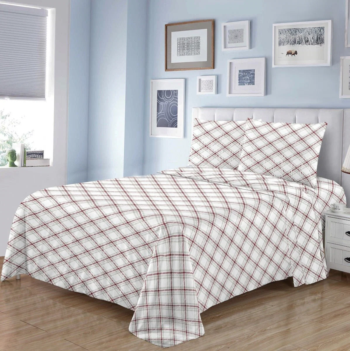 Elegant Lauren Taylor Satin Printed Sheet Set Classic
