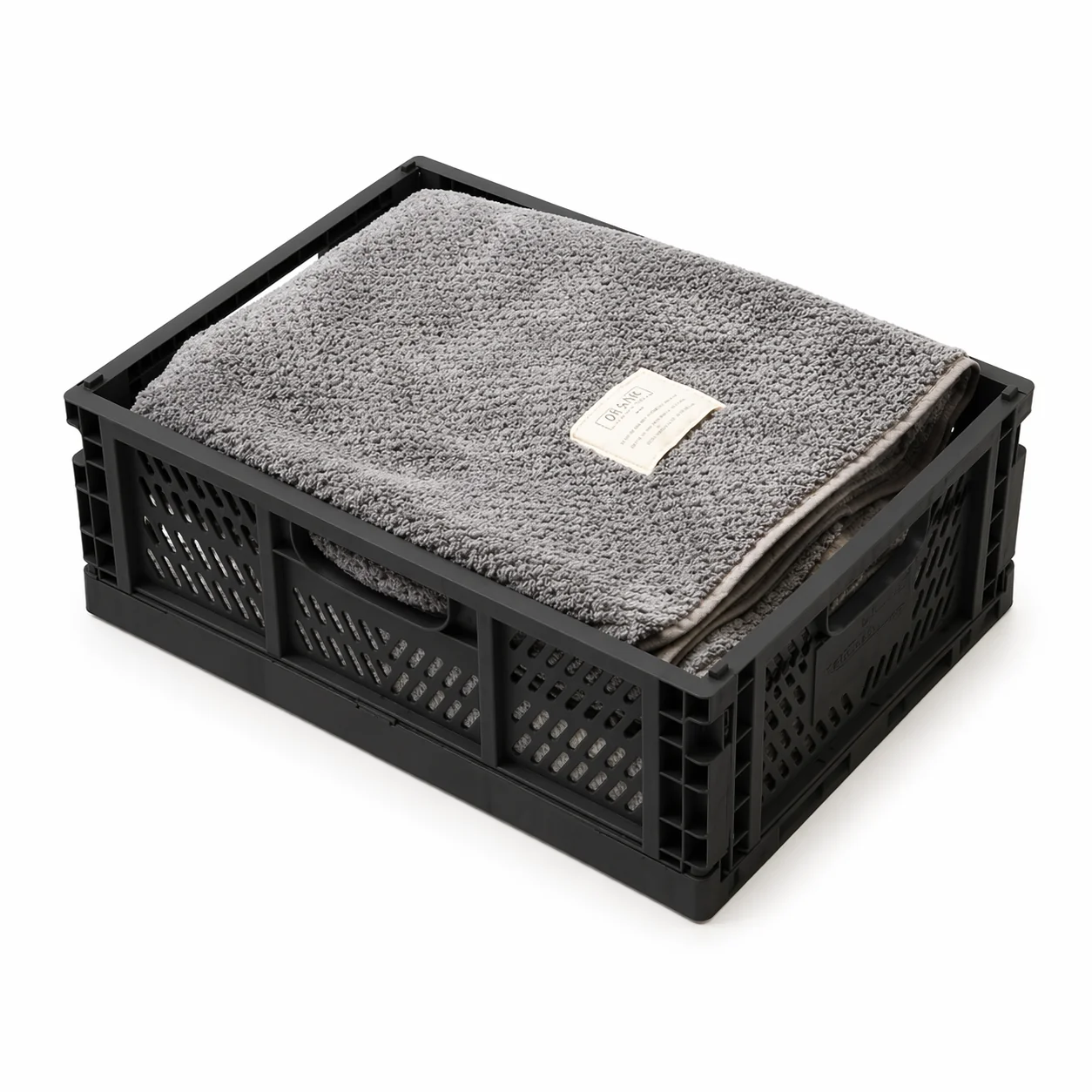 Certified Lauren Taylor Folding Plastic Crate Elegant