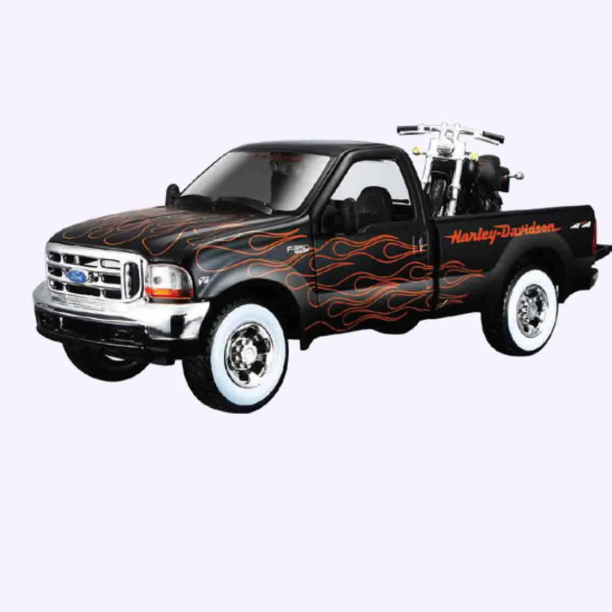 Safe 1 24 Hd Motorcycle With Vehicle Authentic