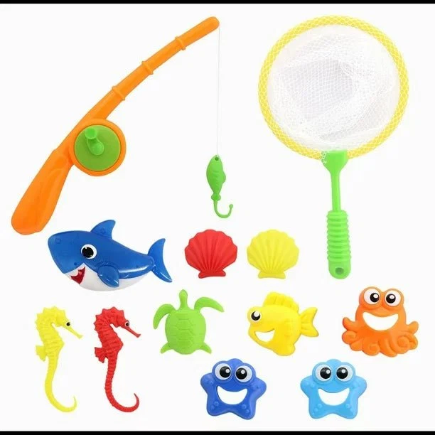 Natural 12pcs Fish Catch Set Eco-Friendly