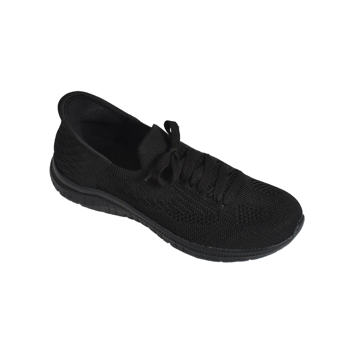 Excellent Ladies Flyknit Lace Up Shoe Cemented Outsol Premium Material