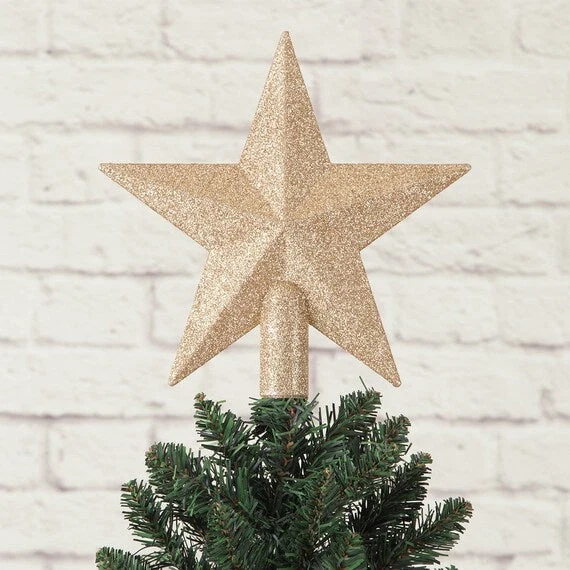 Prestigious CHRISTMAS 20CM STAR TREE TOPPER YF-20-JP001 n2AS Natural