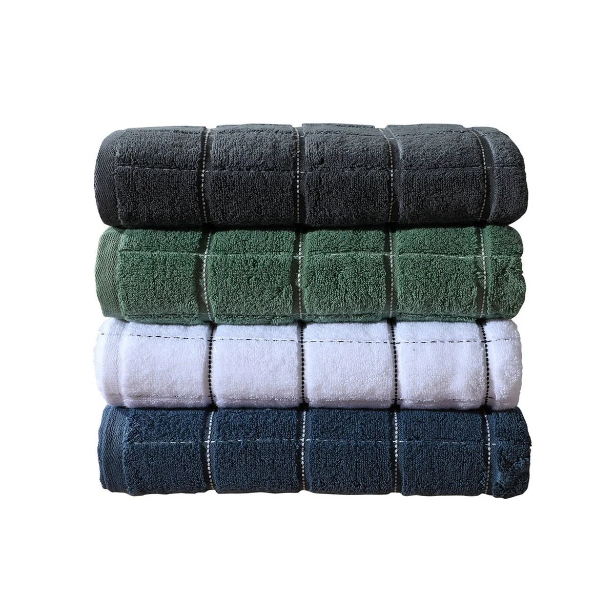 Safe Midnight Check Towels Smooth