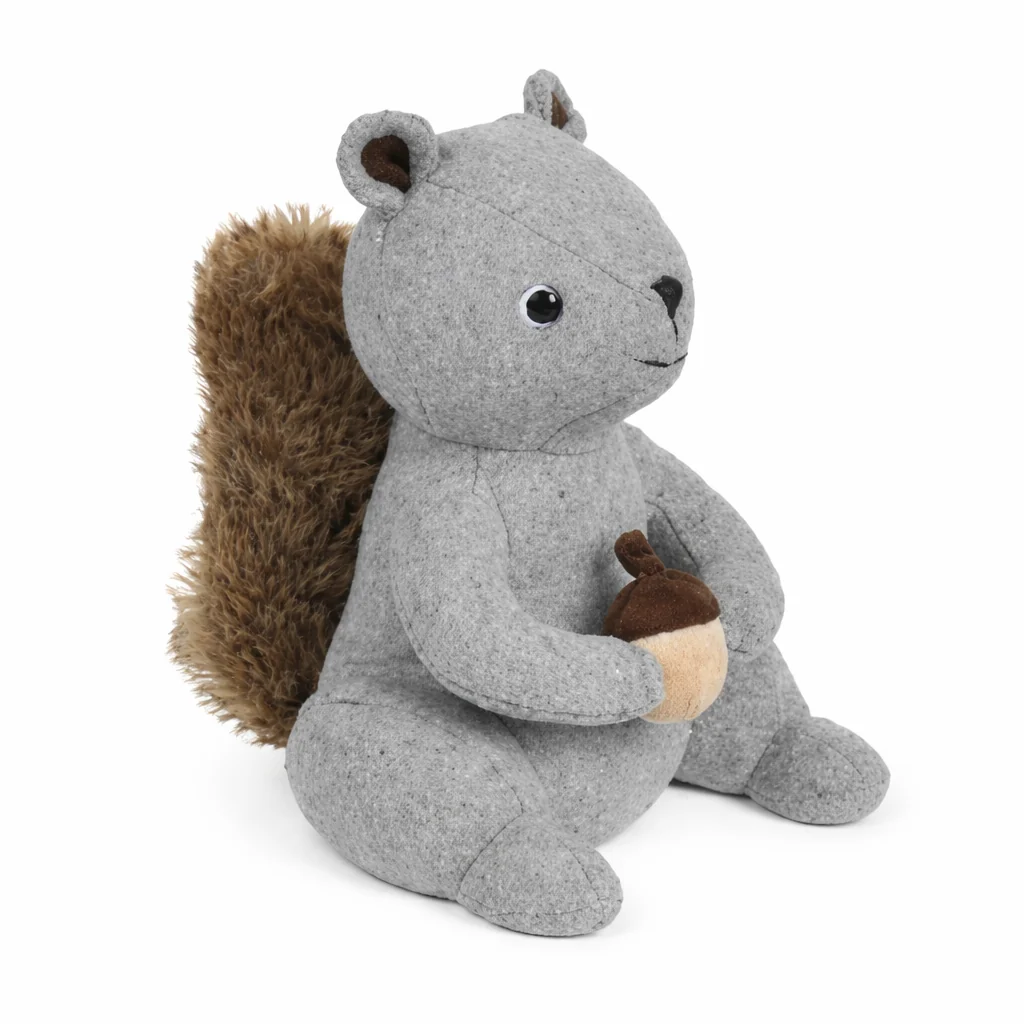 Long-Lasting Door Stopper Squirrel Grey Height 10in 14x8x26cm Durable