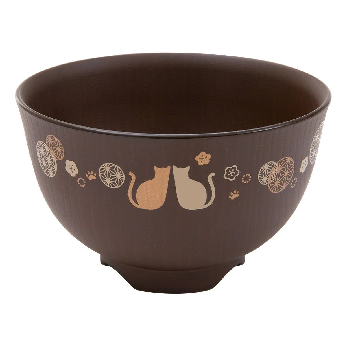 Elite DRAINER SOUP BOWL KEMARI CAT PATTERN High-Grade