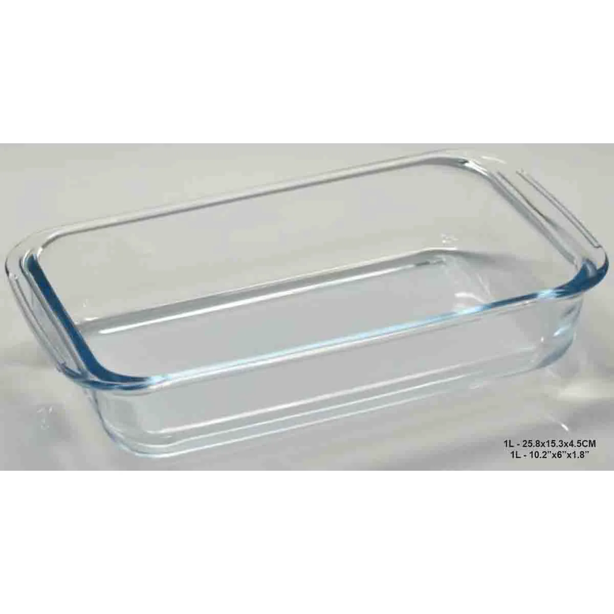 Enhanced A La Cuisine- Borosilicate Glass Baking Tray 1L Eco-Friendly