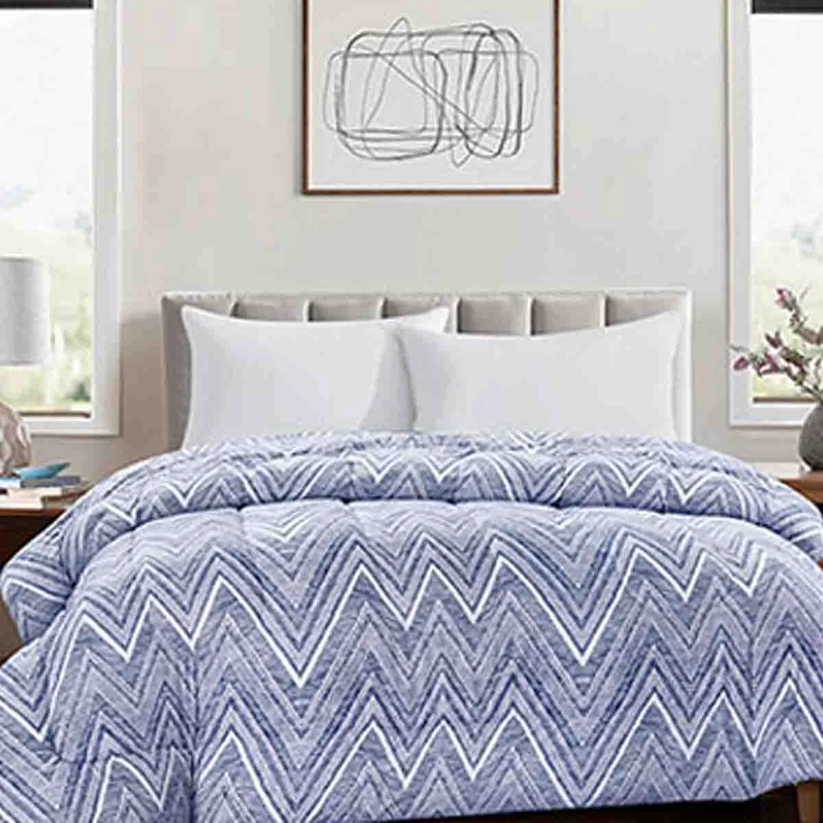 Contemporary Studio7 -1PC Geometric Print Microfiber Comforter User-Friendly
