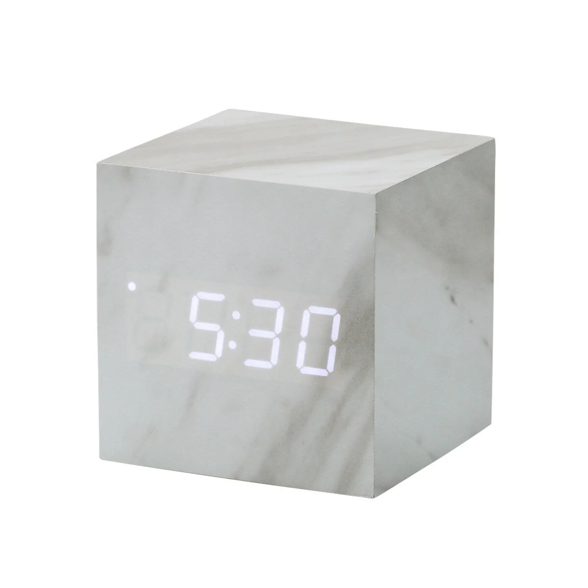 Unique S714RS-C USB LED CLOCK WH Classic
