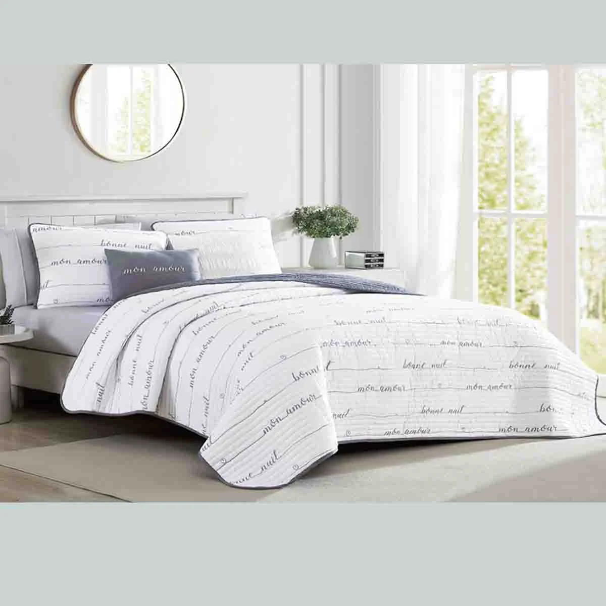 Fast Bonne Nuit 5 PCS Quilt Set Premium Material