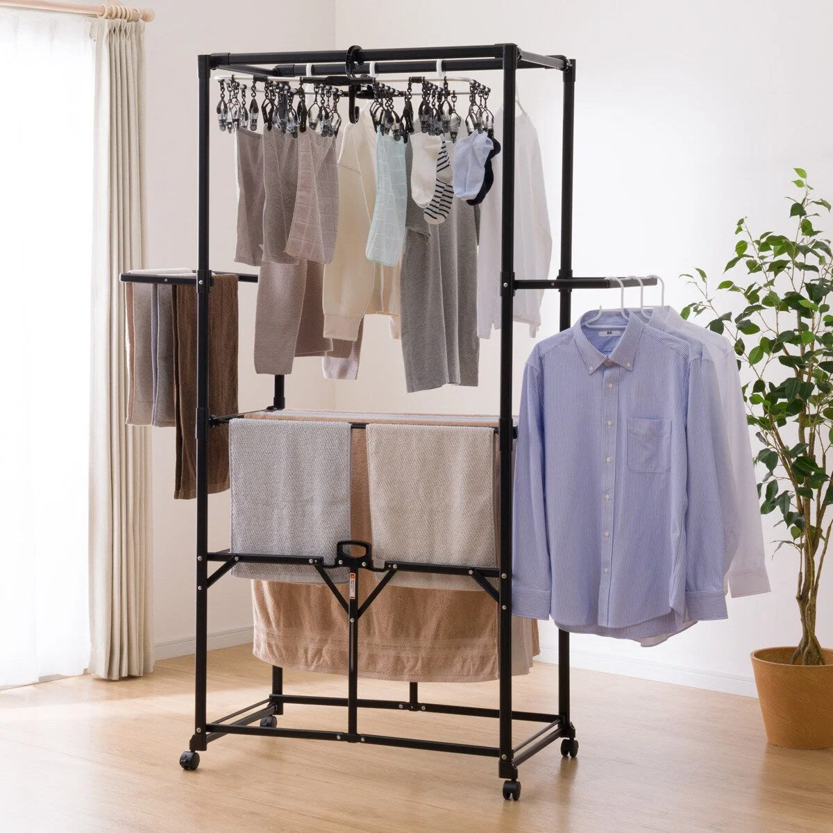 High-Grade DRYING RACK FC08 BK Fine Crafted