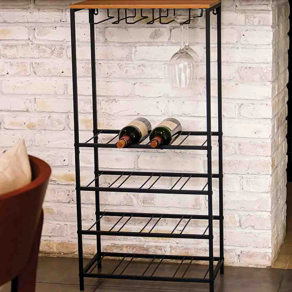 Advanced Atelier Du Nord – Wine Rack And Glass Holder Premium Material
