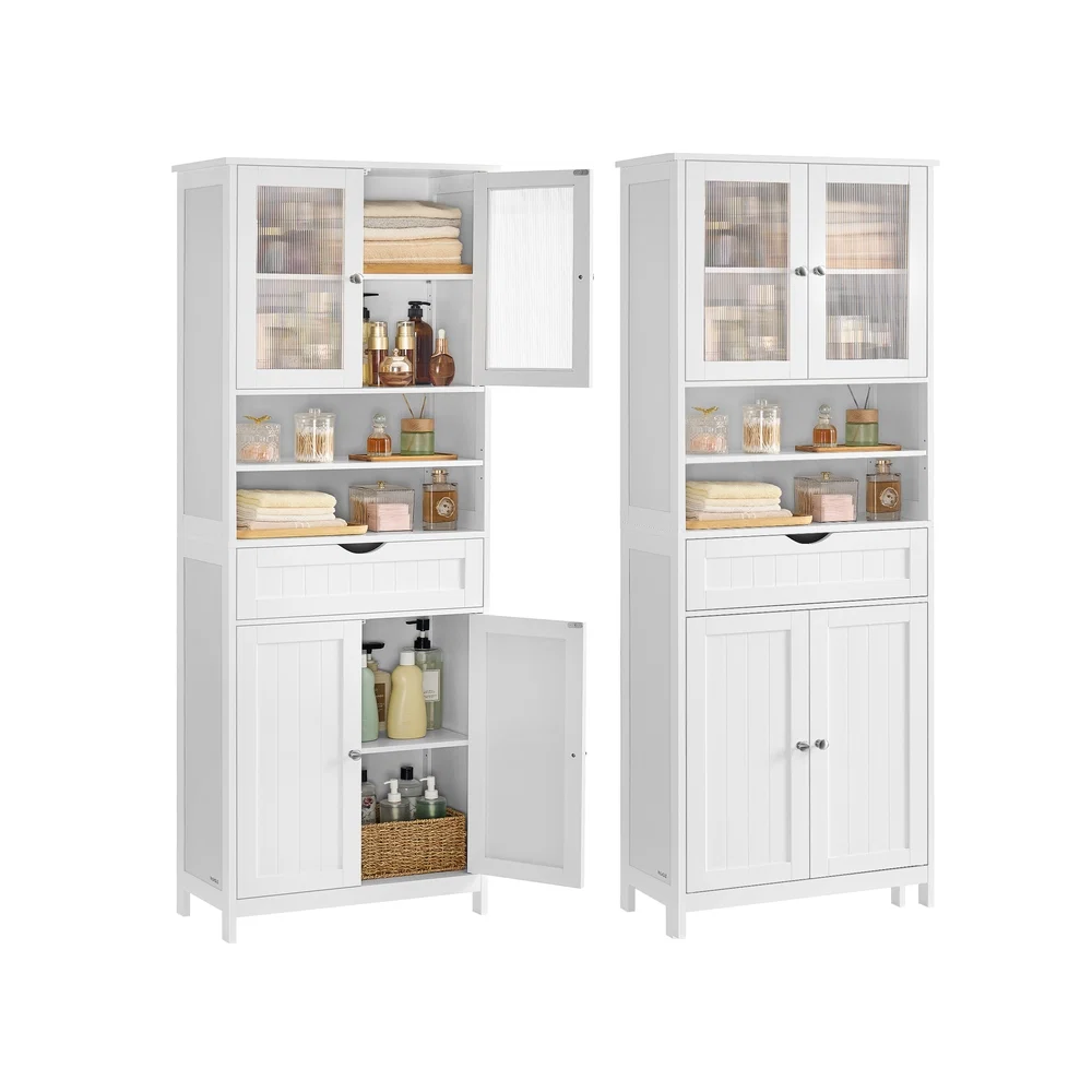 Fast VASAGLE standing storage cabinet with drawer and adjustable shelves Excellent