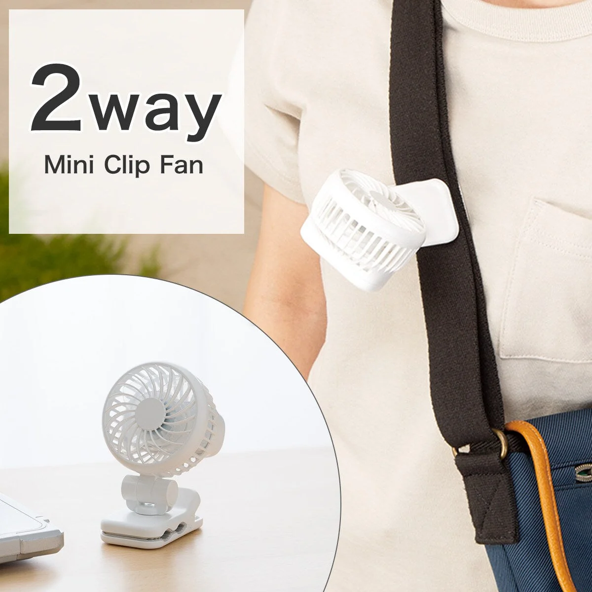 Excellent MINI CLIP FAN WH-HF386NC Fine
