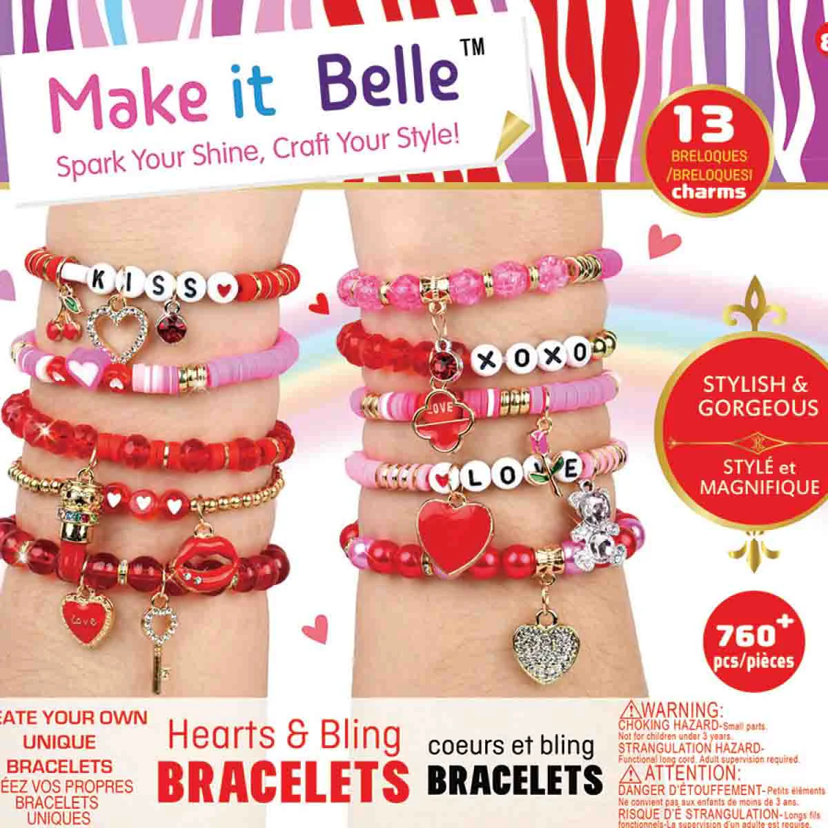 Consistent Make It Belle Diy Jewelry Beads 760PCS Soft