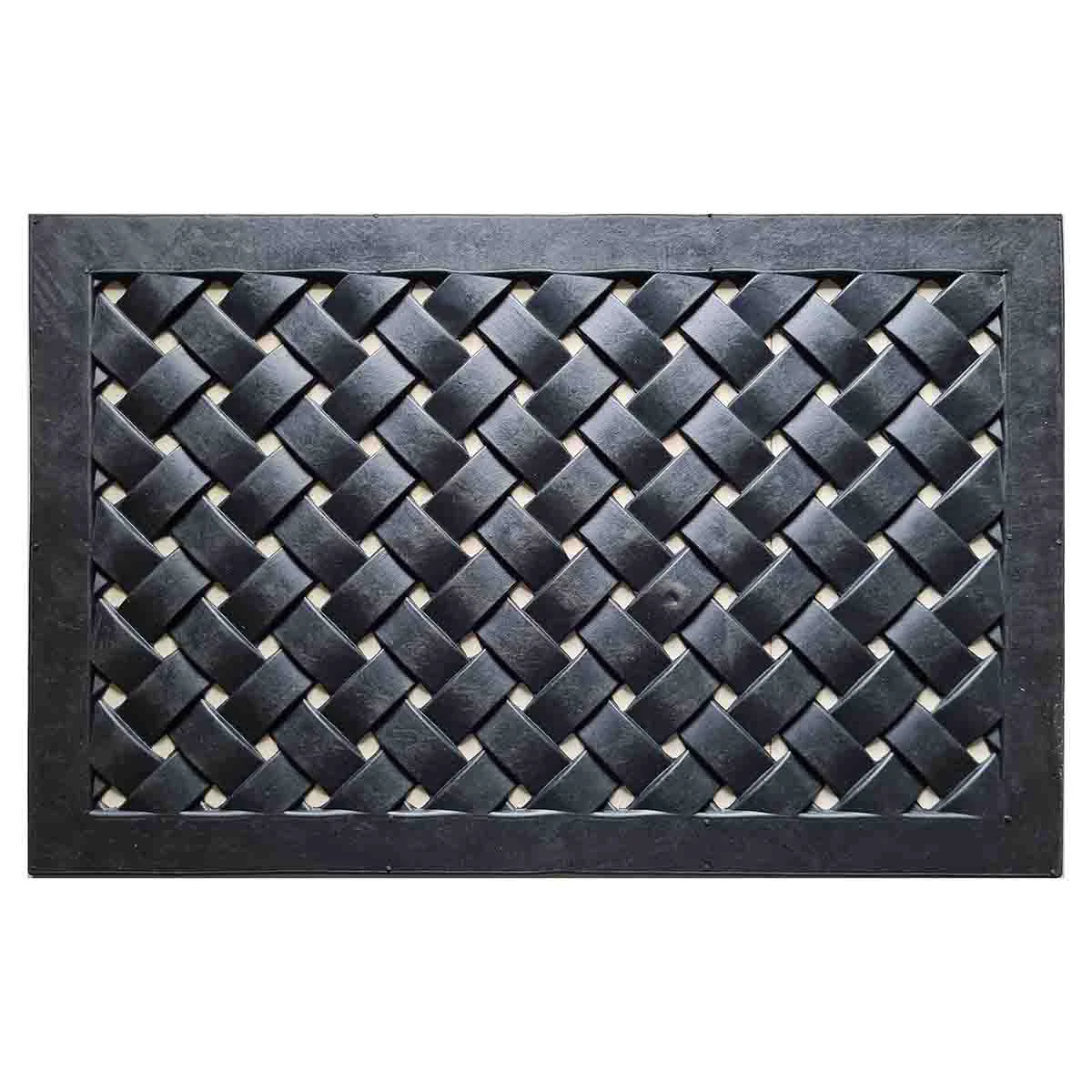 Exceptional Lauren Taylor – Rubber Basket Weave Mat Sophisticated