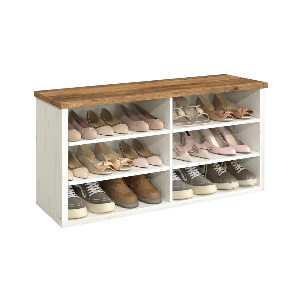 Responsible VASAGLE Liry Collection – Shoe Storage Bench with Optional Cushion Green
